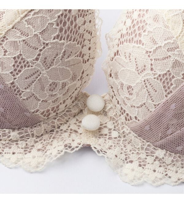 YU'NOW（ユナウ）の「まる胸メイクのちゅるんブラ＆ショーツ（ブラジャー＆ショーツセット）」｜詳細画像