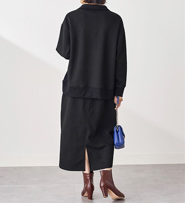 BELLUNA（ベルーナ）の「ボーダージャカードナロースカート（ロングスカート）」｜詳細画像