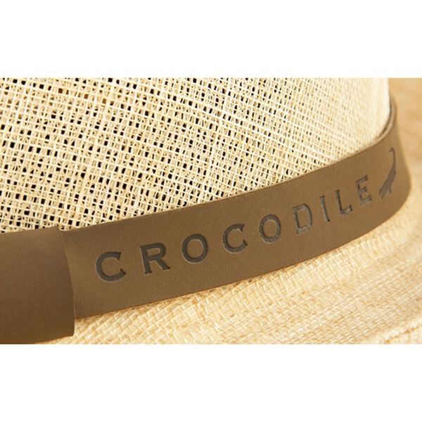 「＜クロコダイル＞日本製　ベルトがお洒落な涼やか中折れハット（メンズ帽子）」｜詳細画像