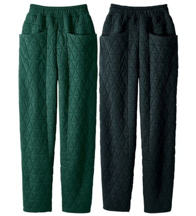 ルフラン（ルフラン）の「【２本組】中わたキルトパンツ（その他パンツ）」