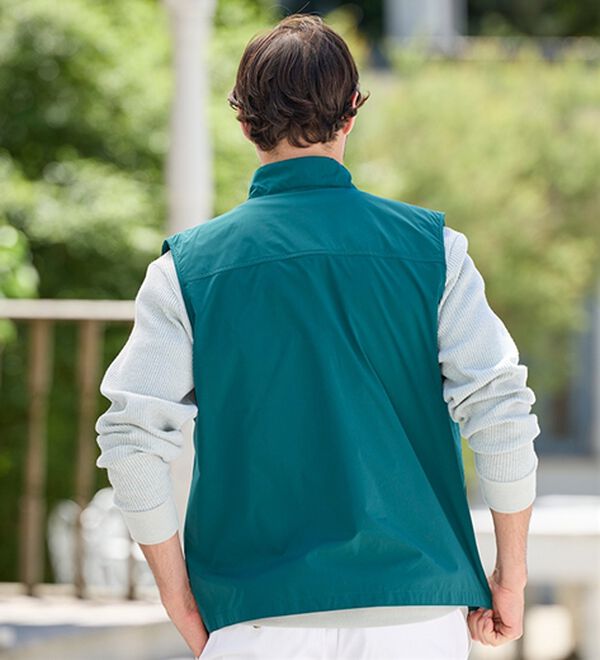 「＜ダンロップ・リファインド＞手ぶらでお出かけ便利ベスト（メンズベスト）」｜詳細画像