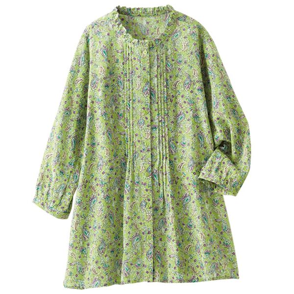 BELLUNA（ベルーナ）の「ナチュラル柄プリントブラウス（ブラウス）」｜詳細画像