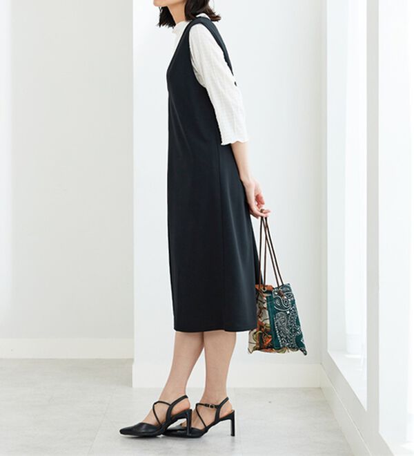 BELLUNA（ベルーナ）の「【2点セット】ジャカードプルオーバー＆ジャンスカセット（アンサンブル）」｜詳細画像