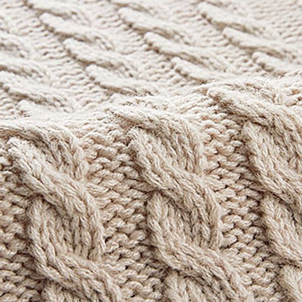 BELLUNA（ベルーナ）の「パッチワークケーブル柄ロングカーディガン（ニットカーディガン）」｜詳細画像