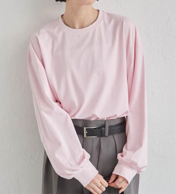 RANAN（ラナン）の「多機能ベーシックオーバーサイズ長袖Tシャツ（Tシャツ）」｜詳細画像