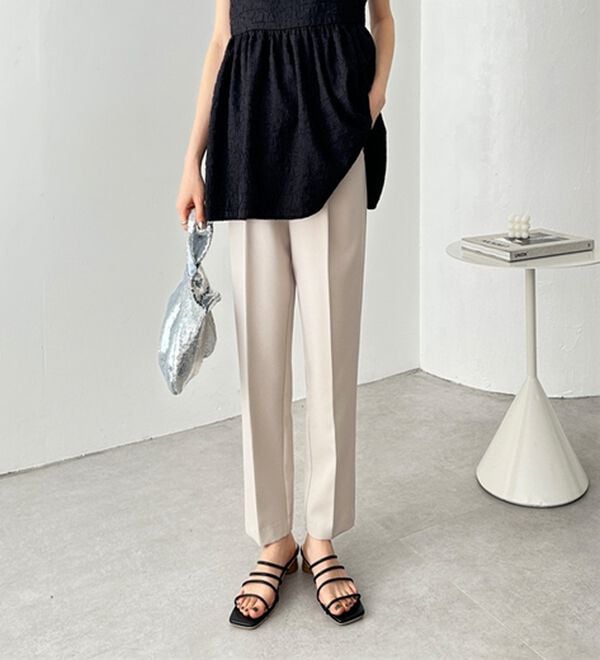 GeeRA（ジーラ）の「美脚きれい魅せ！テーパードパンツ（フルレングスパンツ）」｜詳細画像