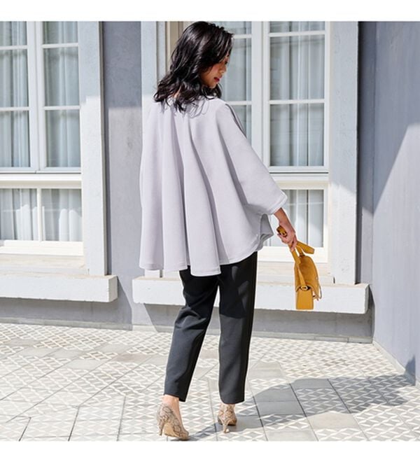 RANAN（ラナン）の「ジャケット代わりになる着るストール（その他カーディガン）」｜詳細画像