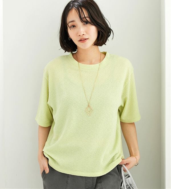 BELLUNA（ベルーナ）の「ジャカード素材プルオーバー（カットソー）」｜詳細画像