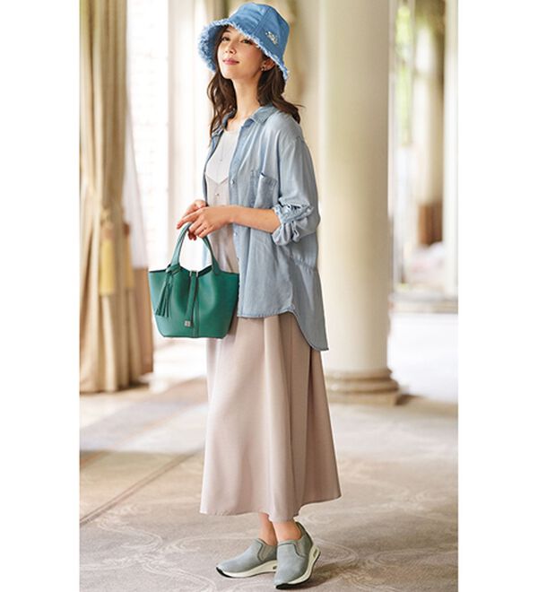 BELLUNA（ベルーナ）の「タッセル付手提げ（ハンドバッグ）」｜詳細画像