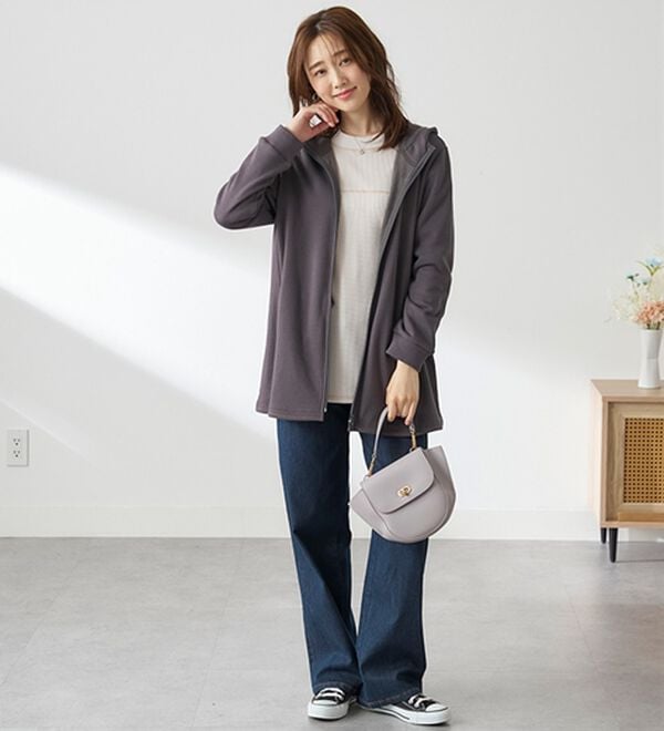 BELLUNA（ベルーナ）の「まるで着る毛布！静電防止付裏ファーブルゾン（その他カーディガン）」｜詳細画像