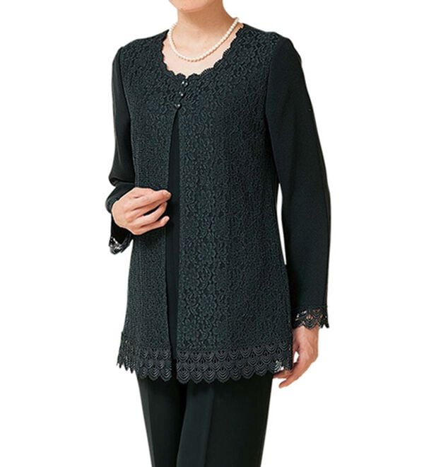 ルフラン（ルフラン）の「【３点セット】ゆとり設計！３点セットスーツ（ブラックフォーマル（喪服・礼服））」｜詳細画像