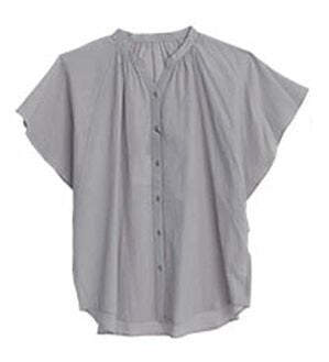 A HAPPY MARILYN（アハッピーマリリン）の「【Ｌ～６Ｌ】【風通るプレミアム】フレアスリーブワイドブラウス（ブラウス）」｜グレー