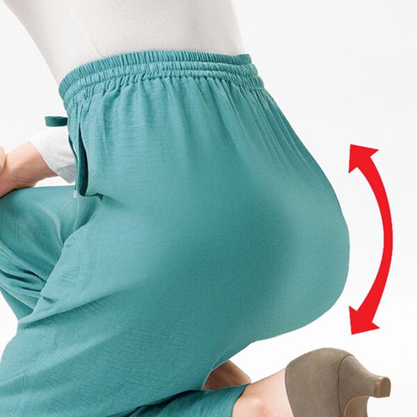 ルフラン（ルフラン）の「【３本組】【ヒヤロン】夏の快適ワイドパンツ（ワイドパンツ・ガウチョ）」｜詳細画像