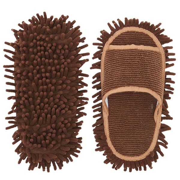 「マイクロファイバー履くモップ　２色組（掃除用品）」｜詳細画像