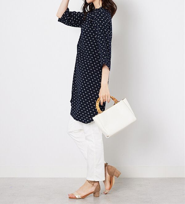 BELLUNA（ベルーナ）の「レーヨン素材袖フレアーワンピース（その他ワンピース）」｜詳細画像