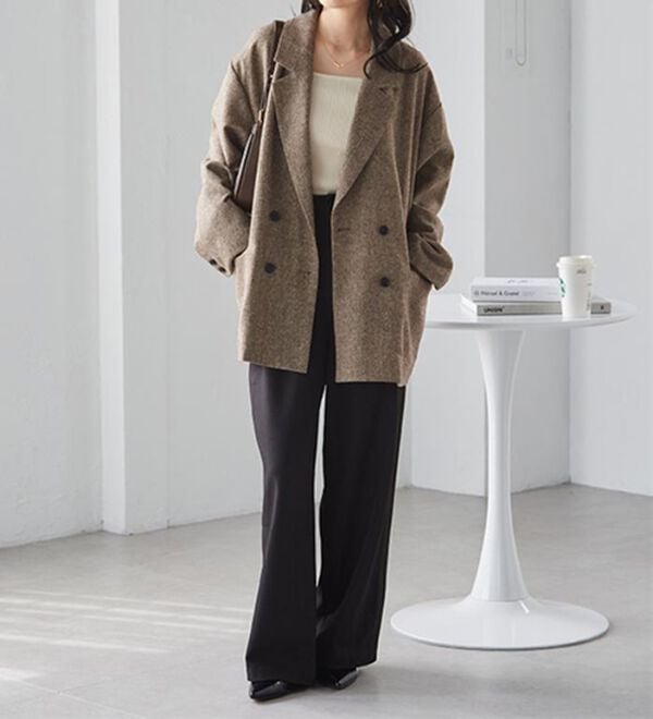 RANAN（ラナン）の「ダブルテーラードツイードジャケット（テーラードジャケット）」｜詳細画像