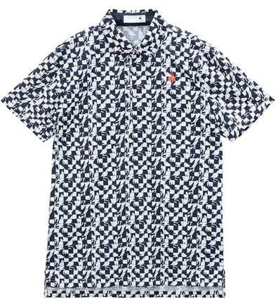 「＜ルコック＞ルースタータイル柄半袖シャツ（メンズシャツ）」