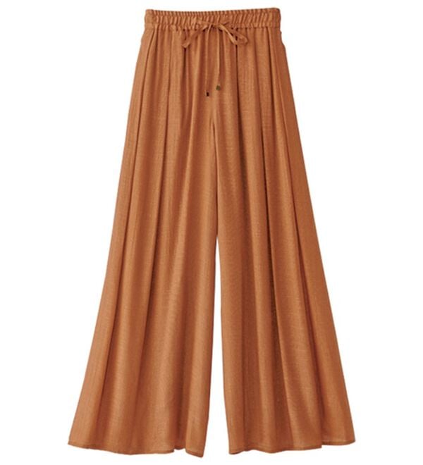 BELLUNA（ベルーナ）の「スカート見えシアーワイドスカーチョ（フルレングスパンツ）」｜詳細画像