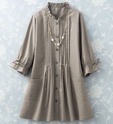 ルフラン（ルフラン）の「綿麻ピンタックチュニック＜ロイサ＞（チュニック）」