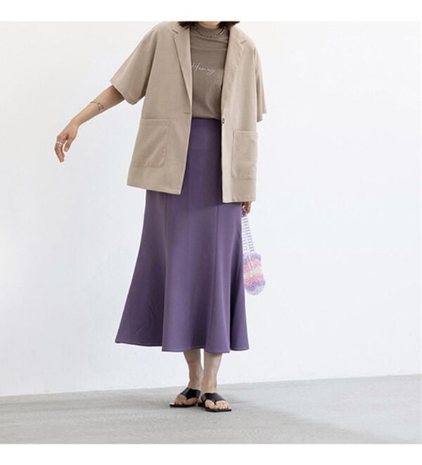 GeeRA（ジーラ）の「ストレッチマーメイドスカート（ロングスカート）」｜詳細画像