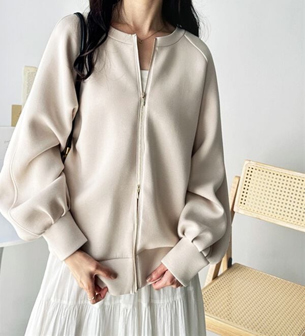 GeeRA（ジーラ）の「前後２ＷＡＹダブルジップスウェット（カットソー）」｜詳細画像