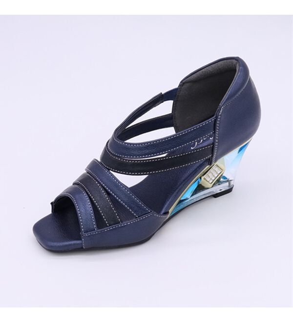 BELLUNA（ベルーナ）の「ジュエルヒールエレガントラインサンダル（パンプス）」｜詳細画像