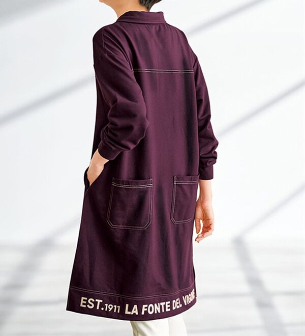 BELLUNA（ベルーナ）の「＜ＦＩＬＡ＞配色ステッチバックポケット使いワンピース（その他ワンピース）」｜詳細画像