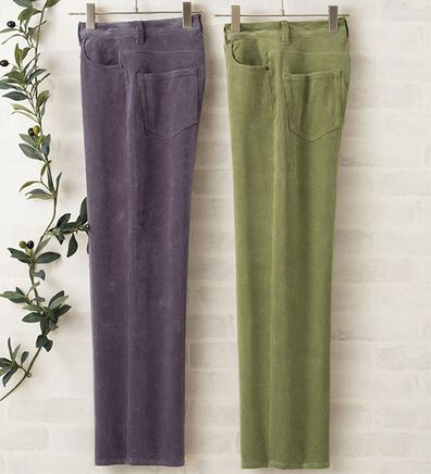 ルフラン（ルフラン）の「【２本組】きれいめコーデュロイパンツ＜ベルガーラ＞（フルレングスパンツ）」