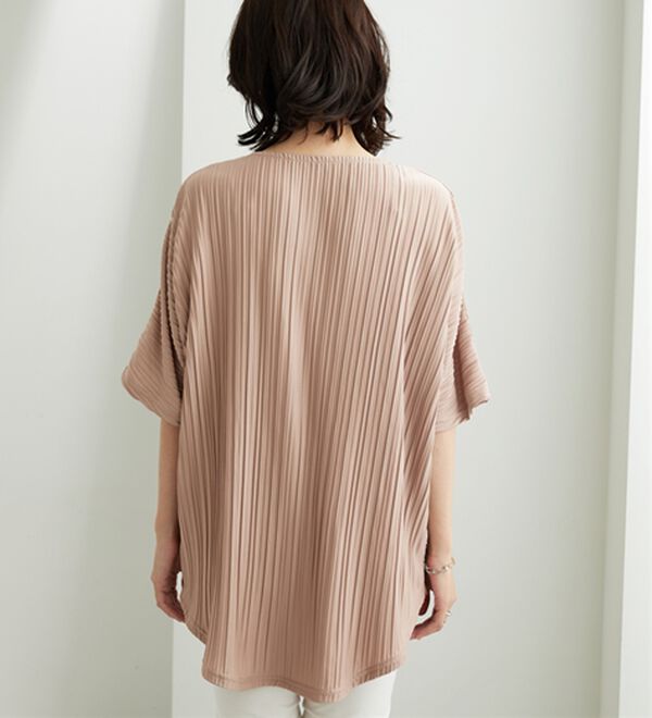 BELLUNA（ベルーナ）の「ゆったり快適プリーツチュニック（チュニック）」｜詳細画像