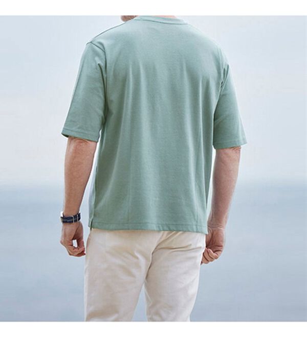 「【３色組】裏側さらっと大人の定番Ｔシャツ（メンズシャツ）」｜詳細画像