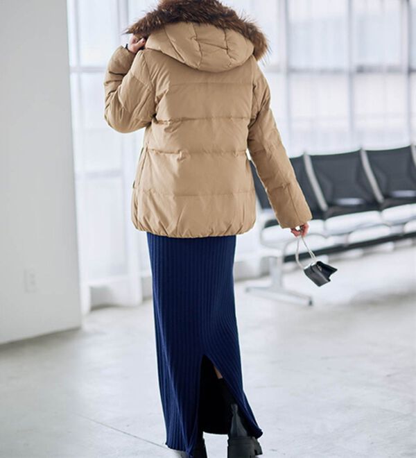 RANAN（ラナン）の「リアルファー付ダウンショートコート（ショートコート）」｜詳細画像