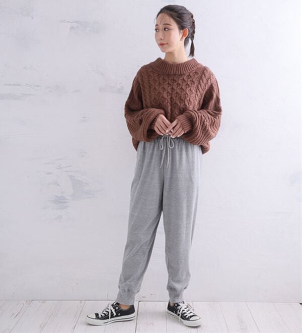 A HAPPY MARILYN（アハッピーマリリン）の「【Ｌ～６Ｌ】＜選べる２型＞ラインで着やせる楽ちん美脚なラインパンツ（フルレングスパンツ）」｜詳細画像