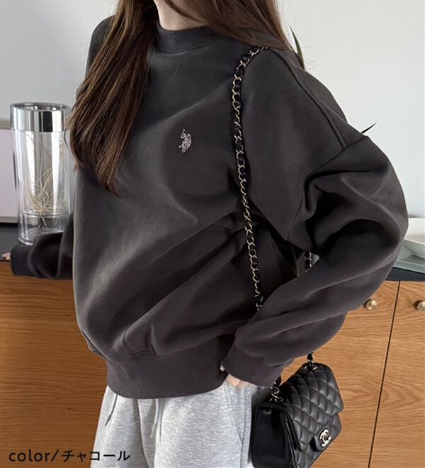 GeeRA（ジーラ）の「【U.S. POLO ASSN.】表ピーチ裏起毛スウェット（トレーナー・スウェット）」｜詳細画像