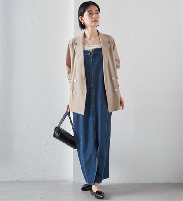 RANAN（ラナン）の「フロントジップデニムジャンスカ（その他ワンピース）」｜詳細画像