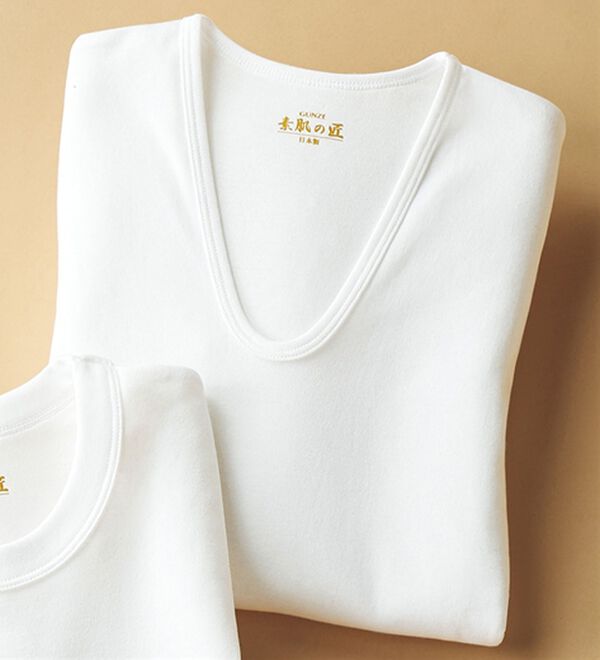 「【３枚組】＜ＧＵＮＺＥ&times;ベルーナ＞素肌の匠（Ｒ）日本製綿１００％インナー（メンズ肌着・インナーウェア）」｜詳細画像