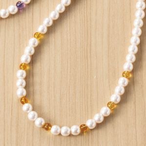 「パール調杖用ストラップ（シニア・生活サポート）」｜黄水晶