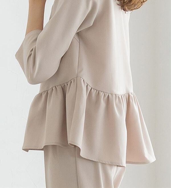 Pierrot（ピエロ）の「【選べる丈】大人のフリルセットアップ（セットアップ）」｜詳細画像