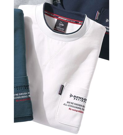 「＜ダンロップ・リファインド＞ゆったり７分袖ライトトレーナー（メンズトレーナー）」