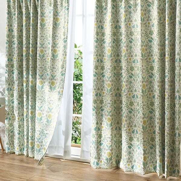 「簡単！素敵にコーディネート機能レース付『プリム』（ドレープカーテン）」｜詳細画像