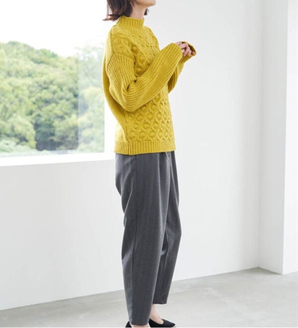 RANAN（ラナン）の「ウエストベルトコクーンパンツ（フルレングスパンツ）」｜詳細画像