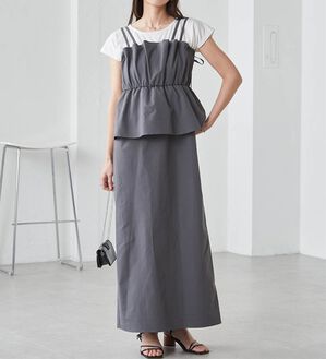 RANAN（ラナン）の「ダブルストラップドッキングワンピース（その他ワンピース）」｜詳細画像