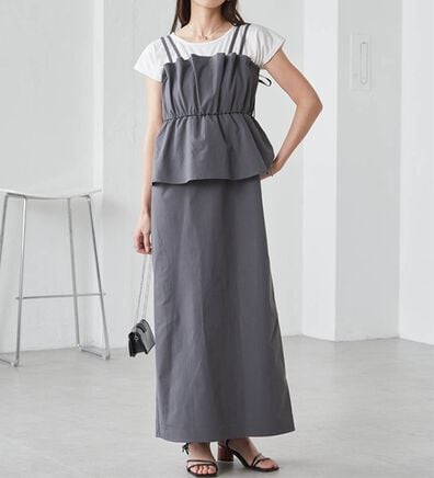 RANAN（ラナン）の「ダブルストラップドッキングワンピース（その他ワンピース）」