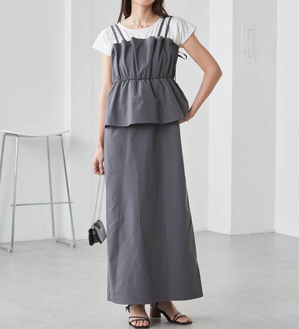 RANAN（ラナン）の「ダブルストラップドッキングワンピース（その他ワンピース）」｜詳細画像