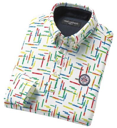 「＜トランスコンチネンツゴルフ＞スイング快適！立体裁断ポロシャツ（メンズシャツ）」