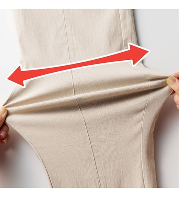 ルフラン（ルフラン）の「【３本組】足長裾スリットパンツ（フルレングスパンツ）」｜詳細画像