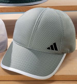 「＜ａｄｉｄａｓ＞クーラーテック軽量キャップ・ハット（メンズ帽子）」｜キャップグレー