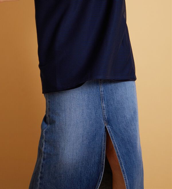 BELLUNA（ベルーナ）の「ボーダーチュール重ねチュニック（チュニック）」｜詳細画像