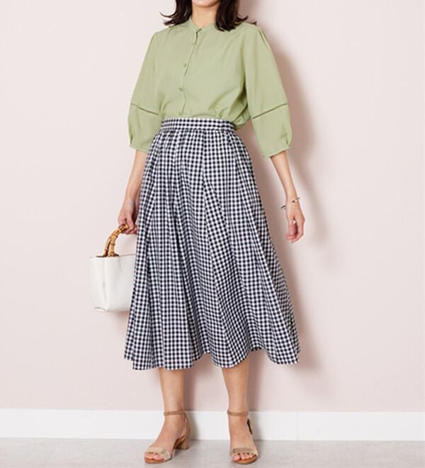 BELLUNA（ベルーナ）の「エアリービンテージ素材レース使いブラウス（ブラウス）」｜詳細画像