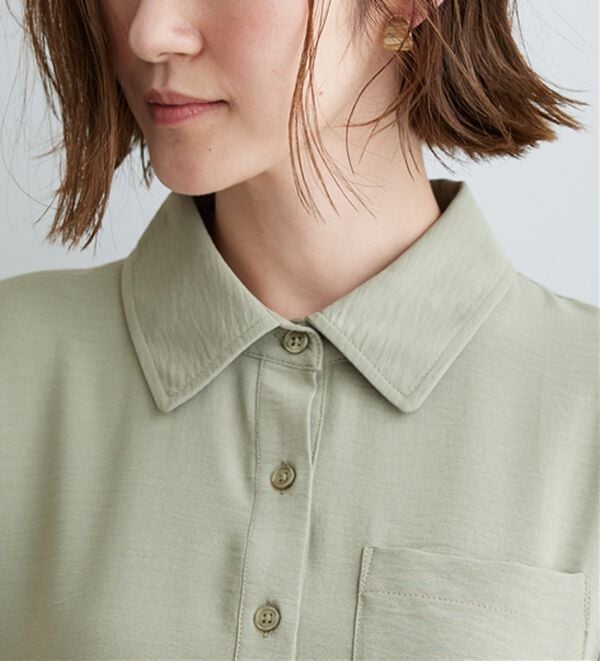 BELLUNA（ベルーナ）の「【UVカット】機能付！裾プリーツ切替チュニック（チュニック）」｜詳細画像