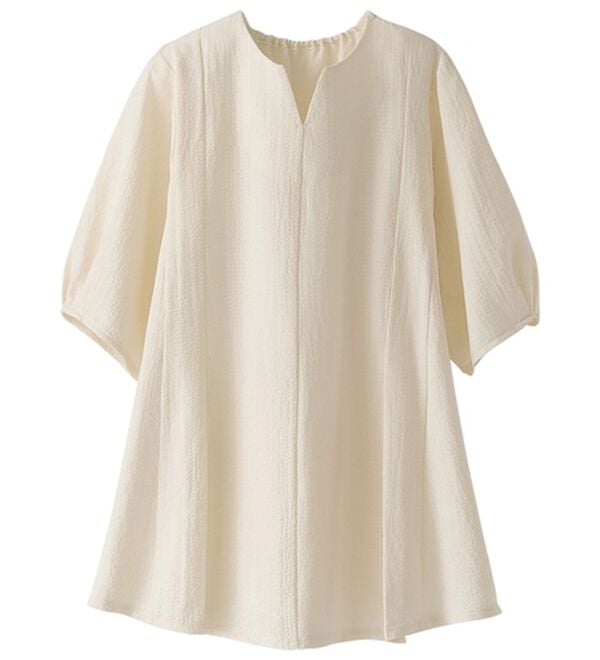 BELLUNA（ベルーナ）の「スッキリ見せ！ポコポコ素材プルオーバー（ブラウス）」｜詳細画像